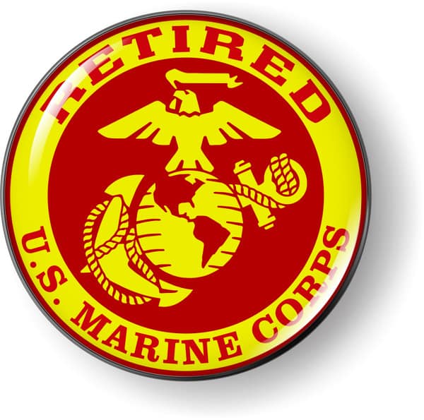 USMC Retired EGA Emblem